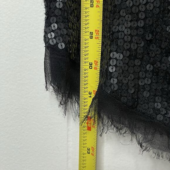 Haute Hippie Womens Cocktail Dress Silk All Over Sequin Size M Sheath Flapper - Picture 12 of 13